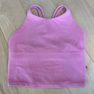 Pink Athleta Girl Strappy Tank Top / Sports Bra